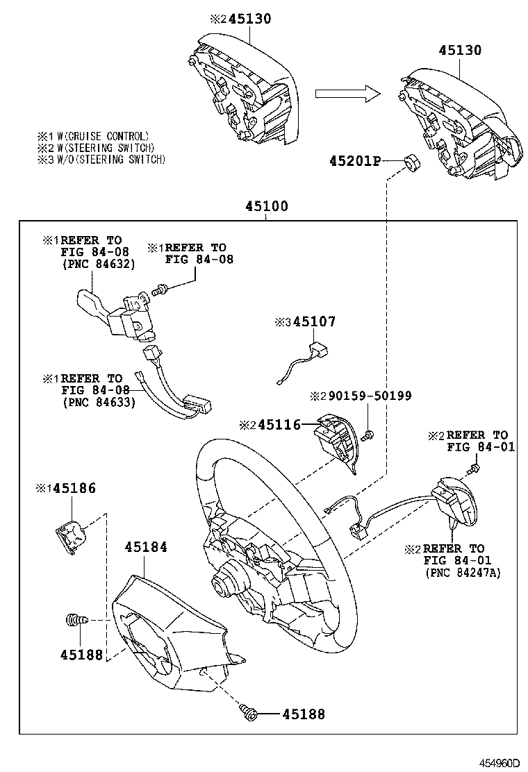 45100-02A20-B0 WHEEL ASSY, STEERING product image