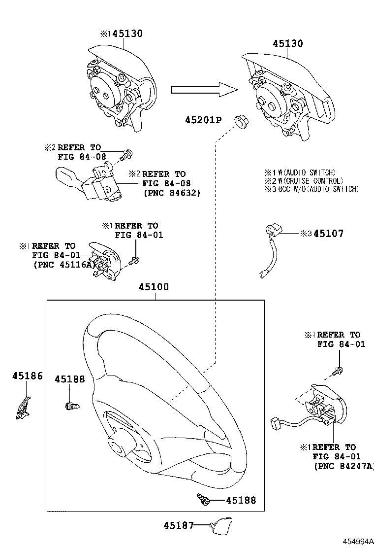 45130-35441-B0 BUTTON ASSY, HORN product image