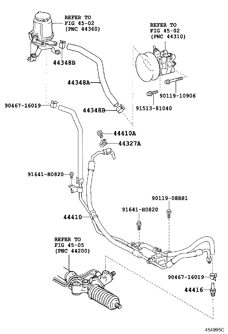 44406-35040 TUBE SUB-ASSY, RETURN product image