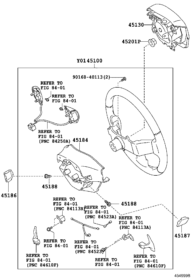 45116-52040-B0 ORNAMENT, STEERING WHEEL, NO.1 product image
