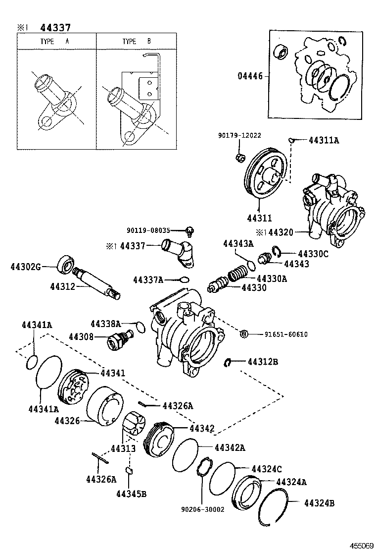 44320-12221 PUMP ASSY, VANE product image