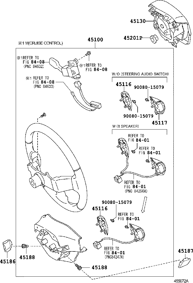 45116-02050 ORNAMENT, STEERING WHEEL, NO.2 product image