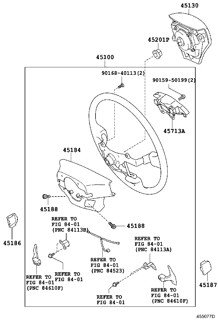 45713-53020 DAMPER, STEERING SHAKE product image