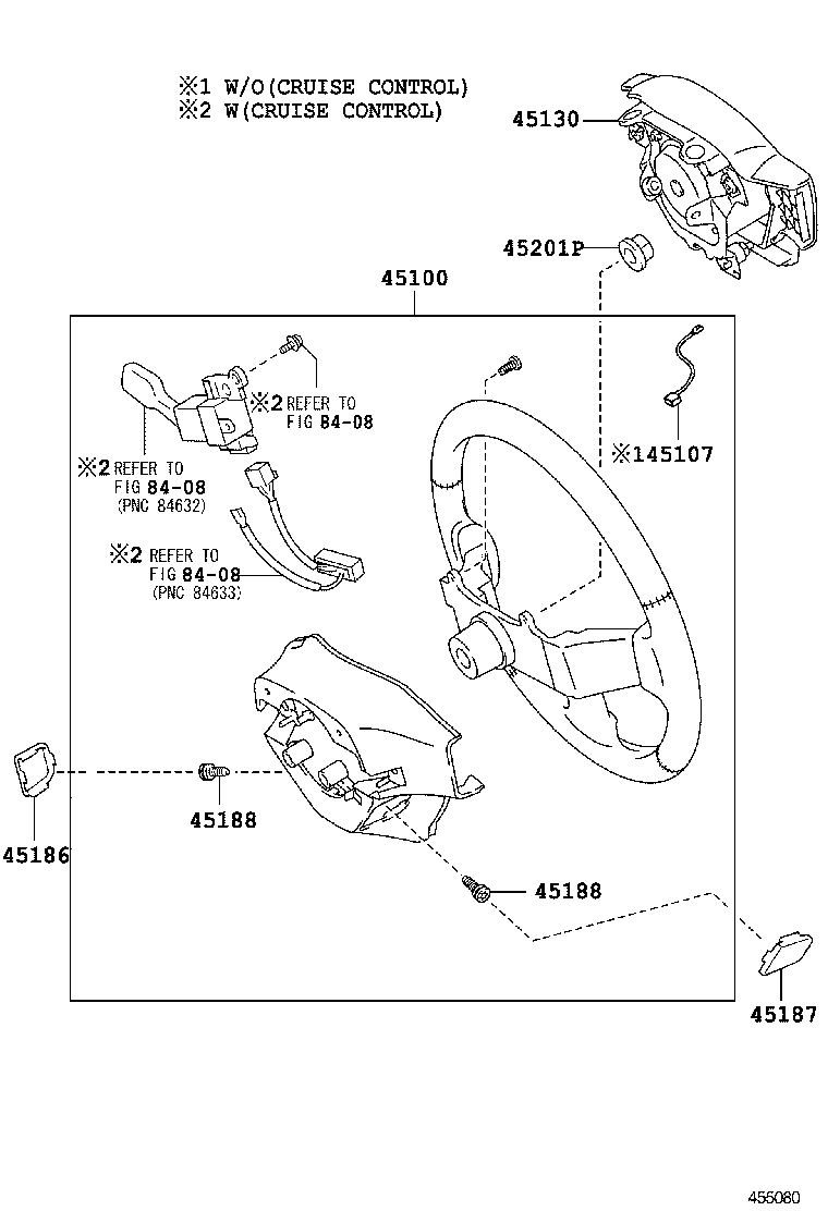45116-02050 ORNAMENT, STEERING WHEEL, NO.2 product image