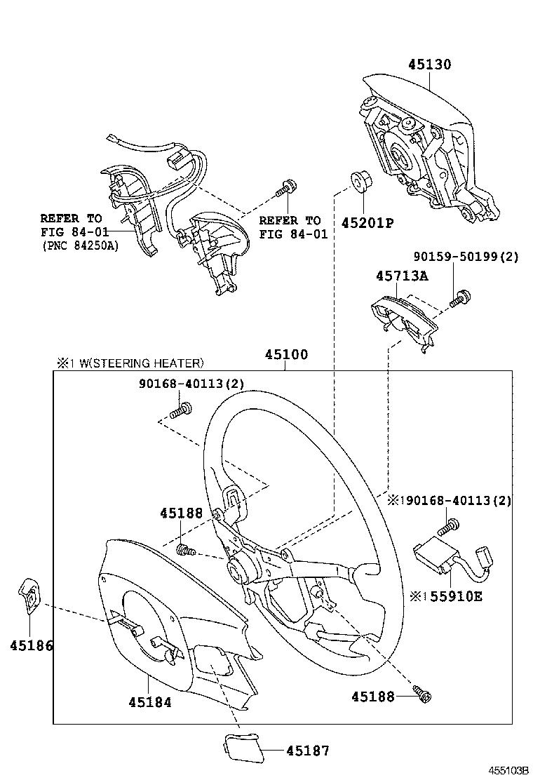45100-60600-E2 WHEEL ASSY, STEERING product image