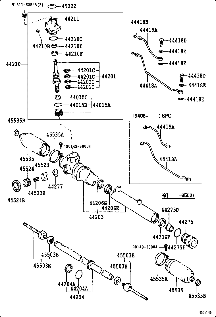 44210-28190 VALVE ASSY, POWER STEERING CONTROL product image
