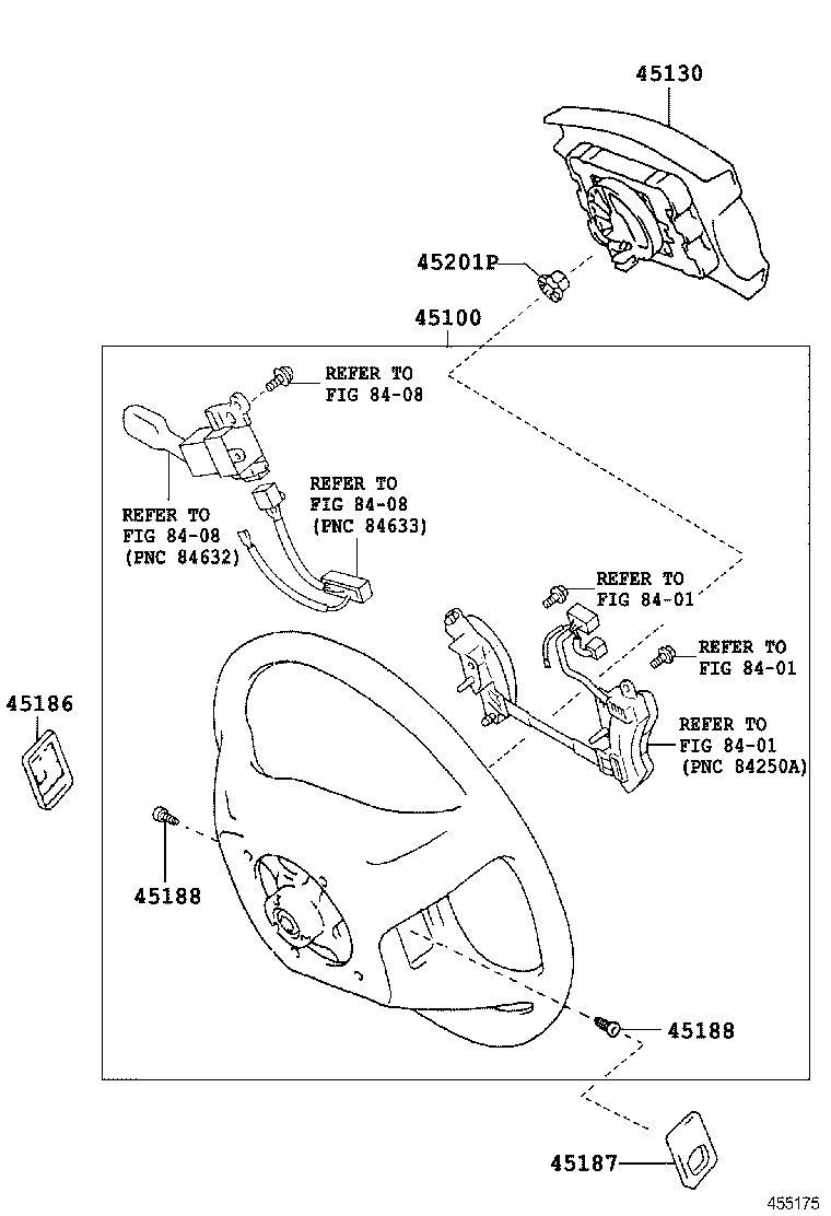45100-04321-C0 WHEEL ASSY, STEERING product image