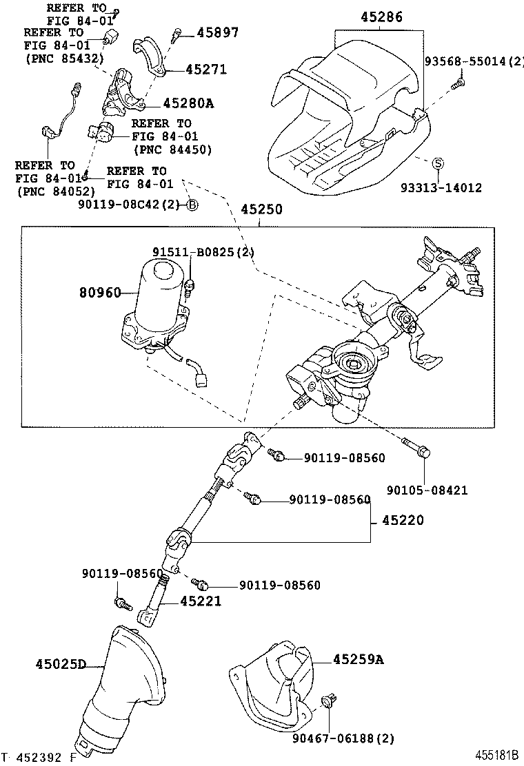 45220-68040 SHAFT ASSY, STEERING INTERMEDIATE product image