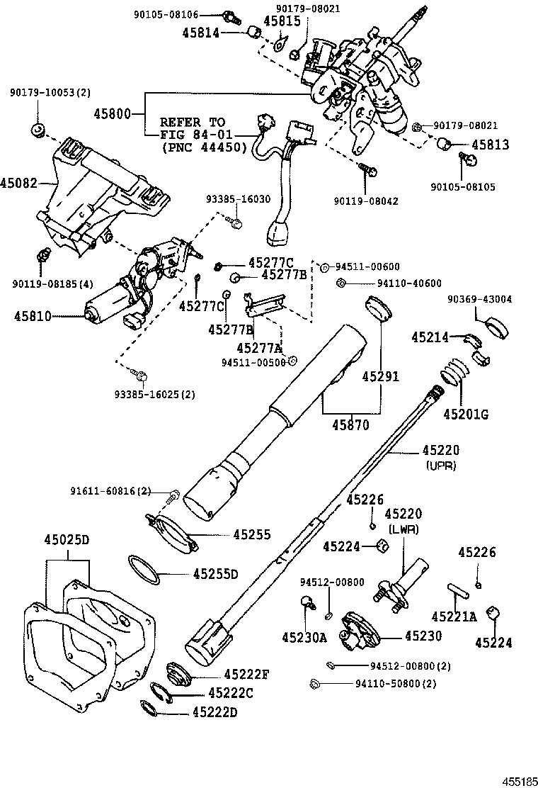 45210-30100 SHAFT ASSY, STEERING MAIN product image