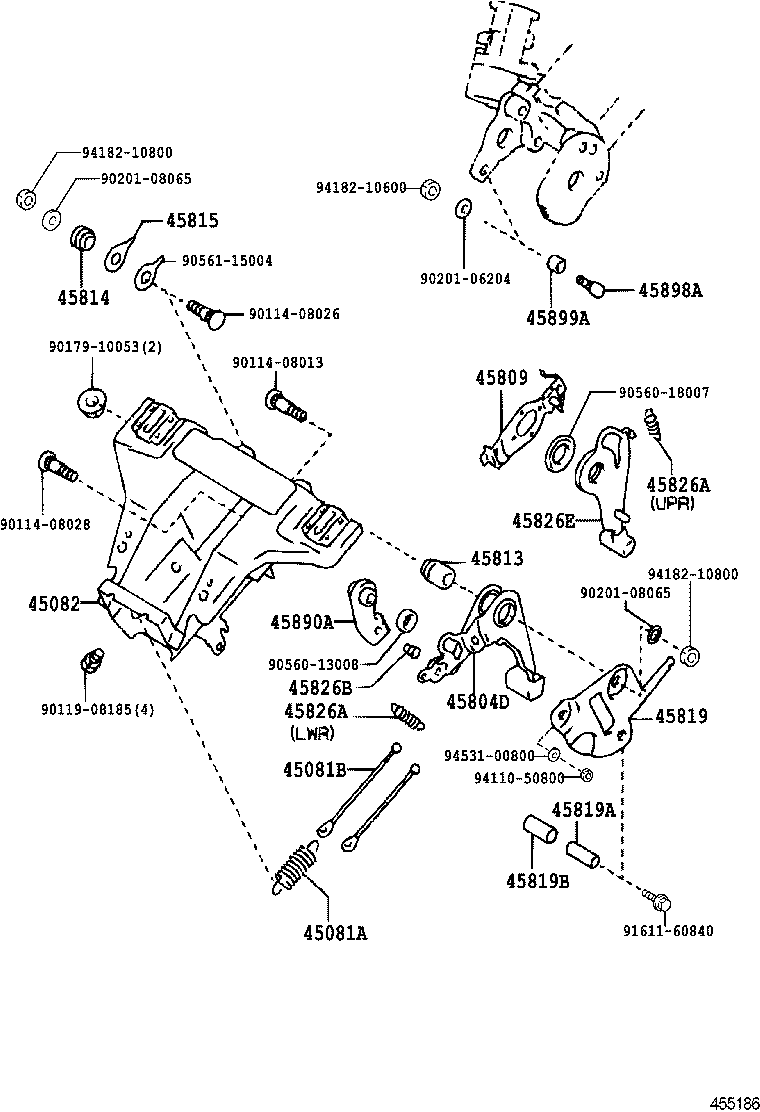 45210-30100 SHAFT ASSY, STEERING MAIN product image