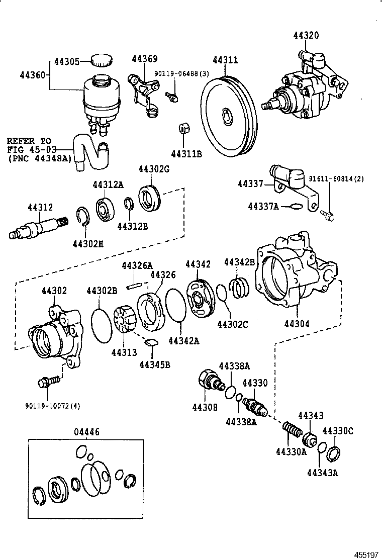 44320-22500 PUMP ASSY, VANE product image