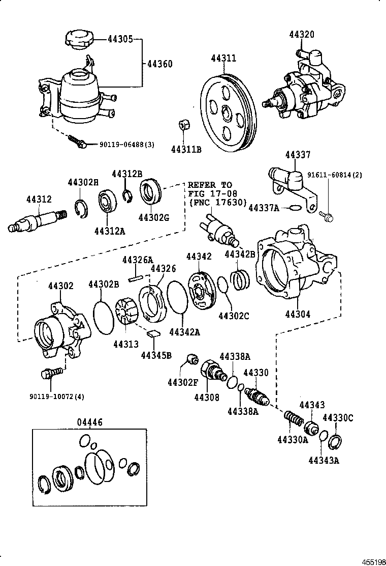 44320-22500 PUMP ASSY, VANE product image