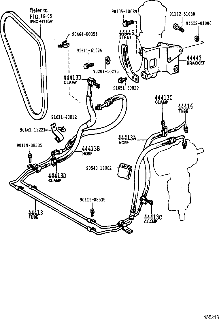 90401-16010 BOLT, UNION(FOR PRESSURE FEED HOSE) product image