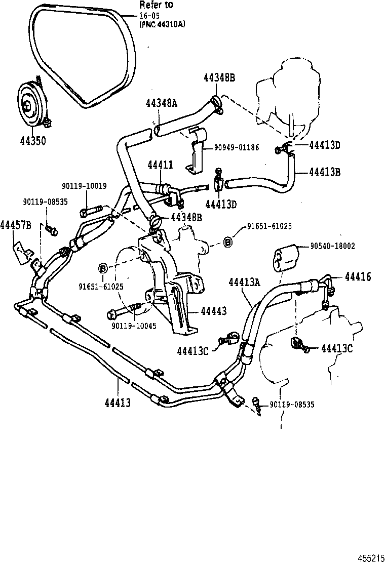 90401-16010 BOLT, UNION(FOR PRESSURE FEED HOSE) product image