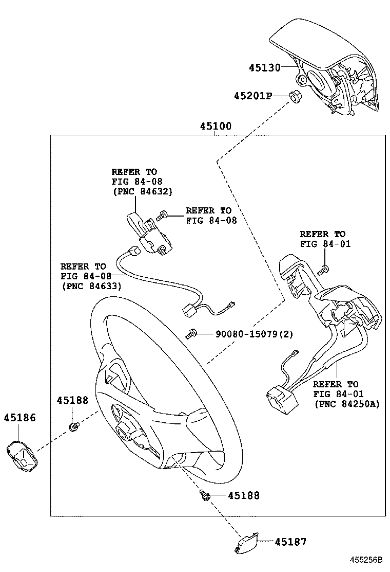 45100-0E330-C2 WHEEL ASSY, STEERING product image