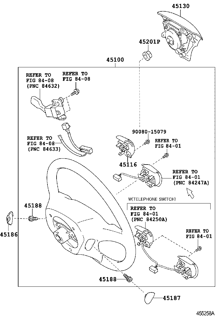 45116-0T010 ORNAMENT, STEERING WHEEL, NO.1 product image