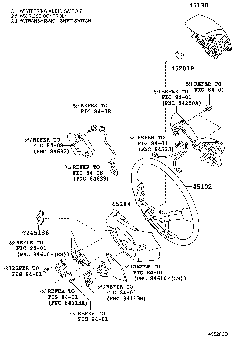 45102-0F070 WHEEL SUB-ASSY, STEERING product image