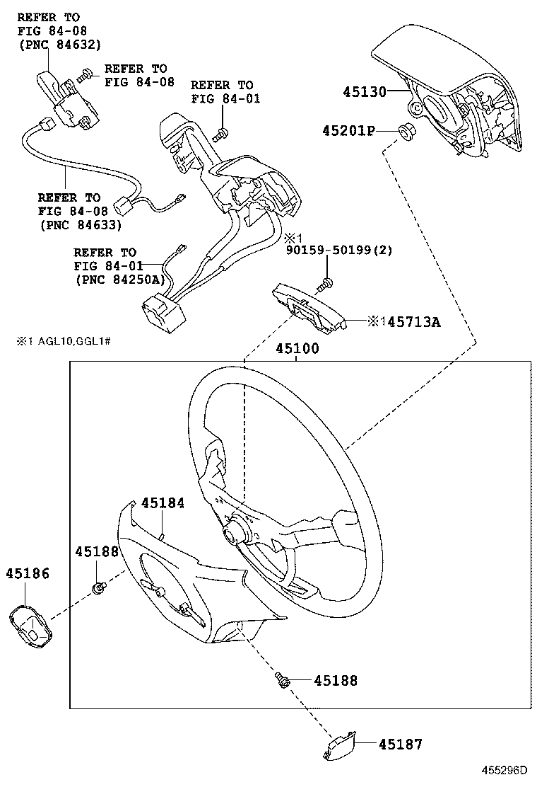 45713-48130 DAMPER, STEERING SHAKE product image