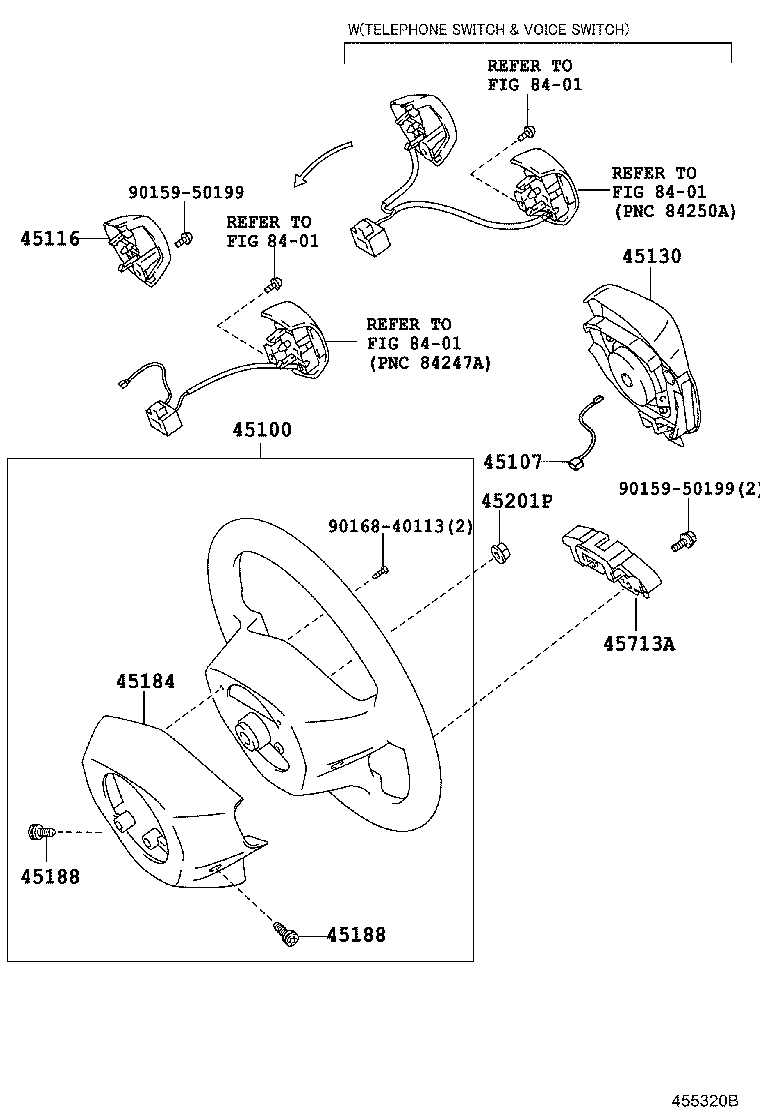 45116-52050 ORNAMENT, STEERING WHEEL, NO.1 product image