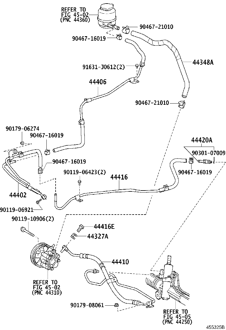 44402-06091 COOLER SUB-ASSY, POWER STEERING OIL, NO.1 product image