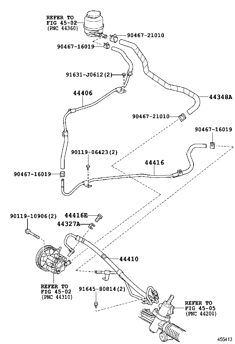 44402-33112 COOLER SUB-ASSY, POWER STEERING OIL, NO.1 product image