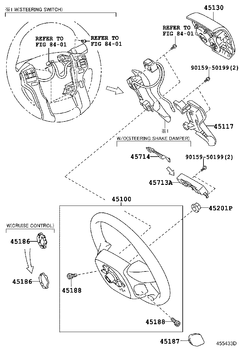 45117-60030-B1 ORNAMENT, STEERING WHEEL, NO.2 product image