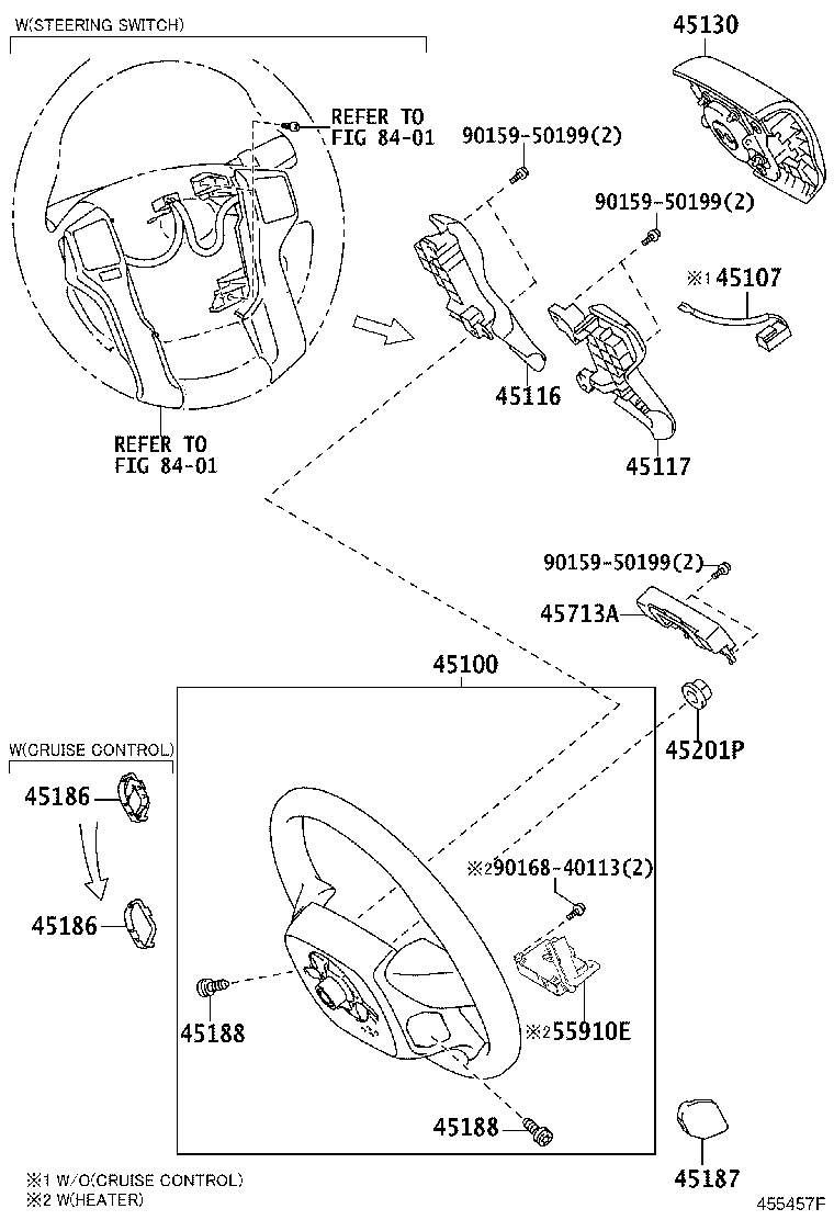 55910-47012 CONTROL ASSY, STEERING WHEEL HEATER product image