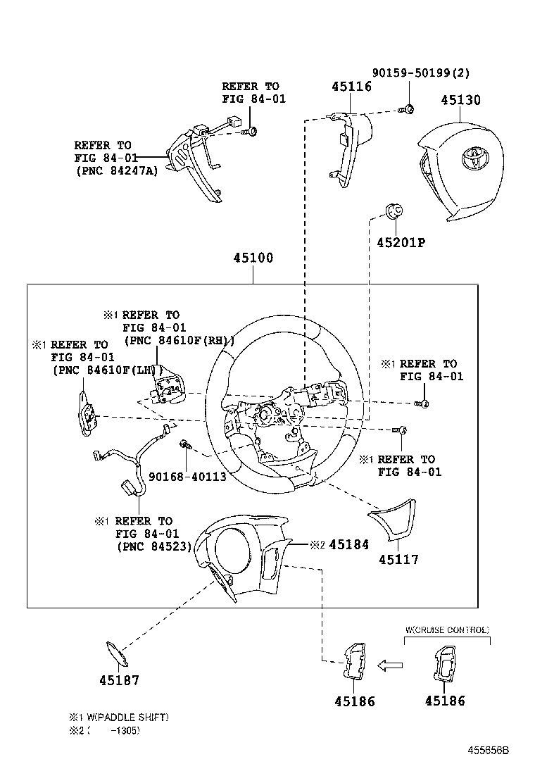 45184-21070-C0 COVER, STEERING WHEEL BOSS, LOWER product image