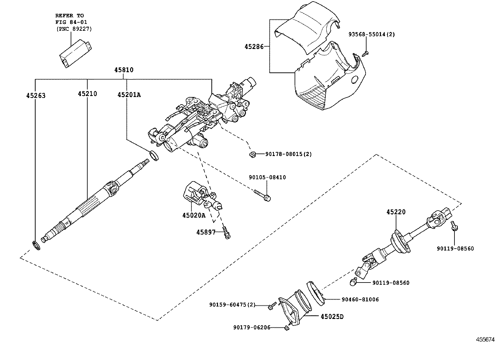 45263-60020 RING, STEERING COLUMN, NO.1 product image