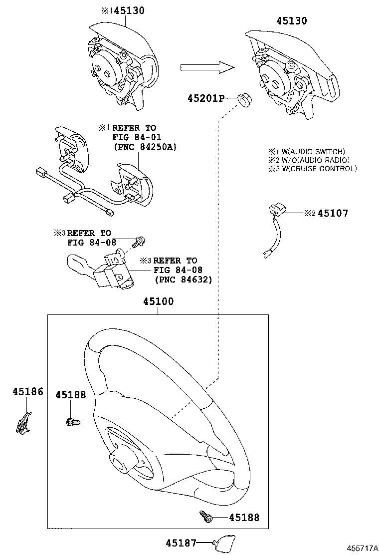 45130-35441-B0 BUTTON ASSY, HORN product image