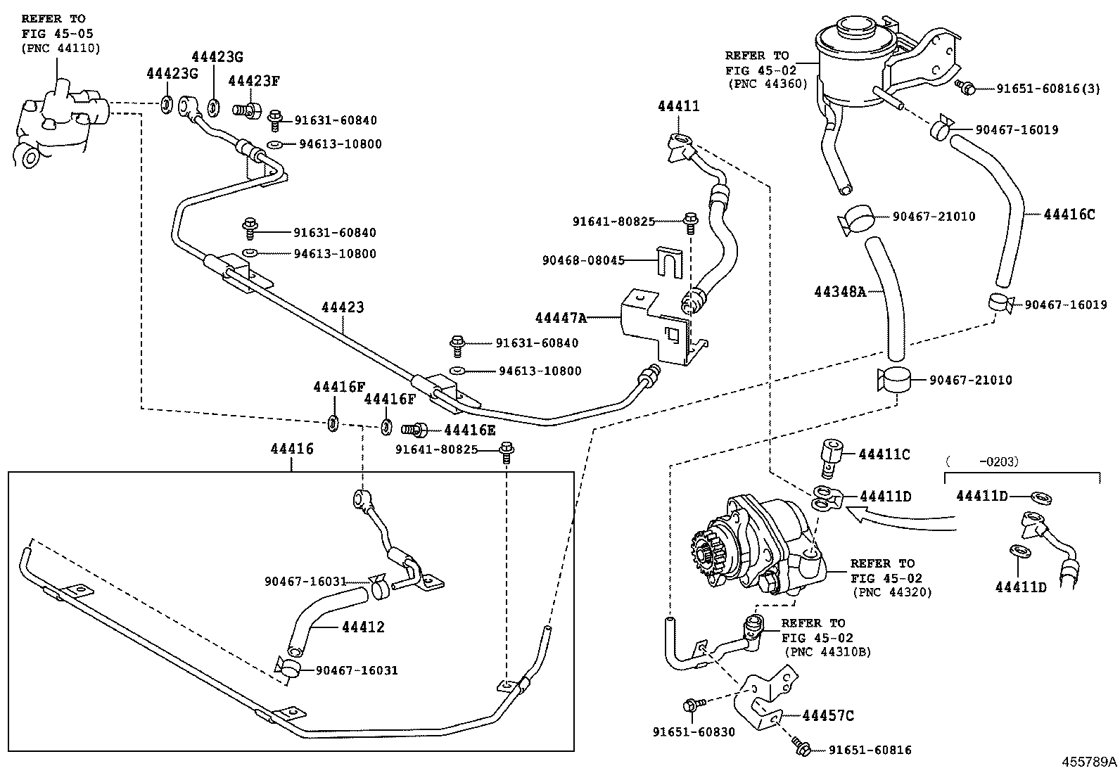 44369-36030 BRACKET, OIL RESERVOIR, NO.2 product image