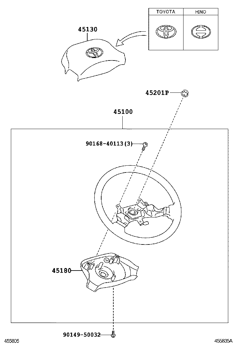 45130-37210-C0 BUTTON ASSY, HORN product image