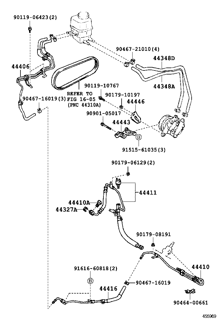 44410-33020 TUBE ASSY, PRESSURE FEED product image