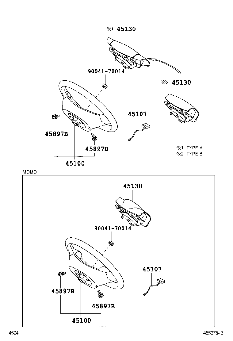 45130-B2310-C0 BUTTON ASSY, HORN product image