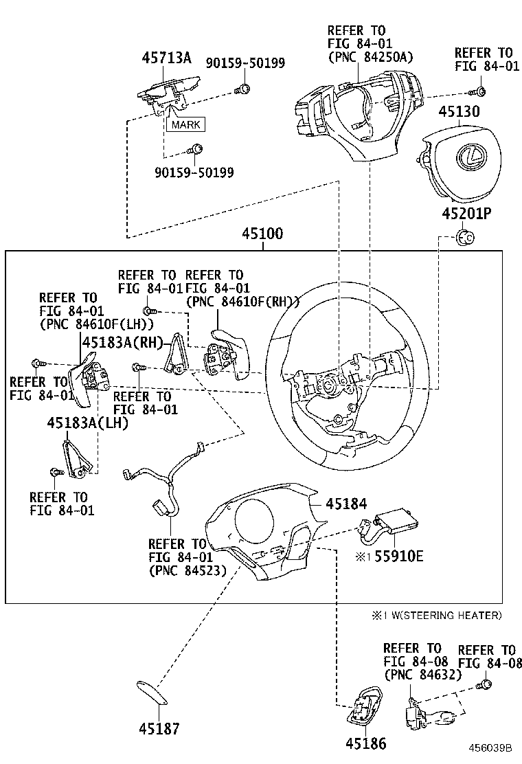 45713-30190 DAMPER, STEERING SHAKE product image