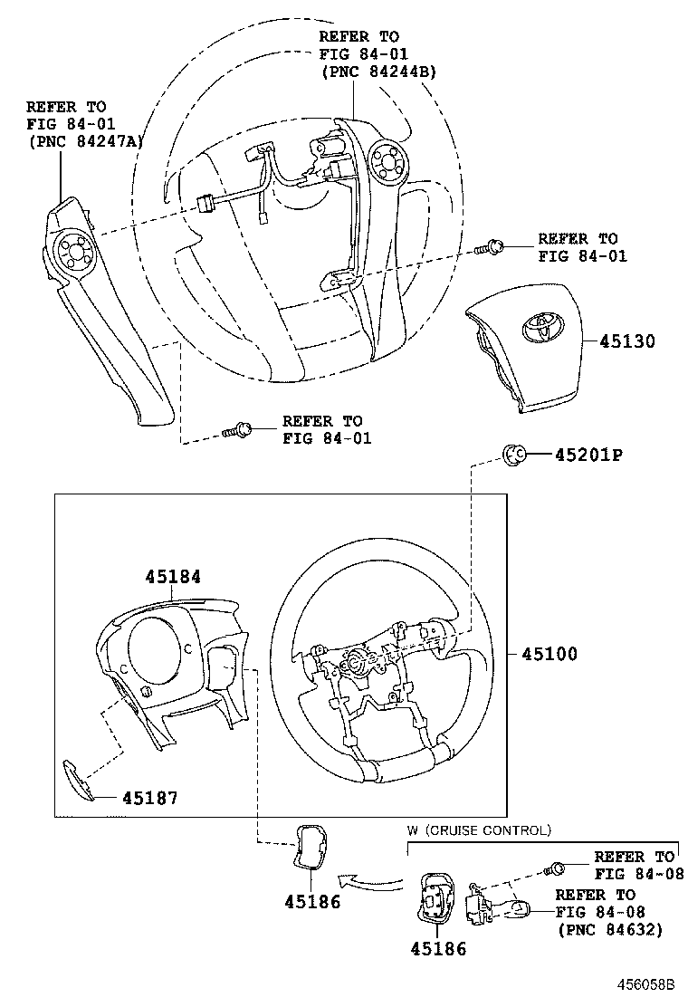 45100-47210-C3 WHEEL ASSY, STEERING product image