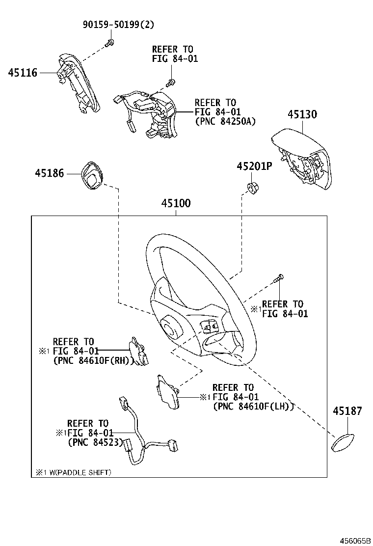 45116-22090 ORNAMENT, STEERING WHEEL, NO.1 product image