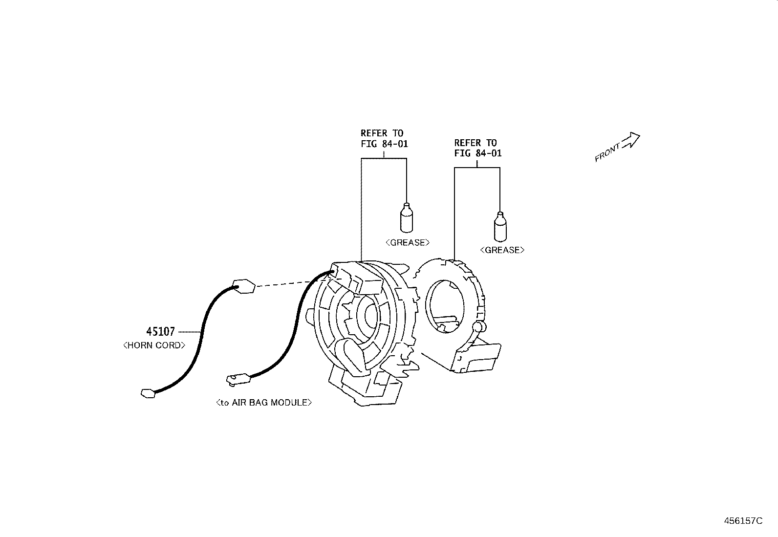 SU003-02406 WIRE SUB-ASSY, HORN BUTTON product image