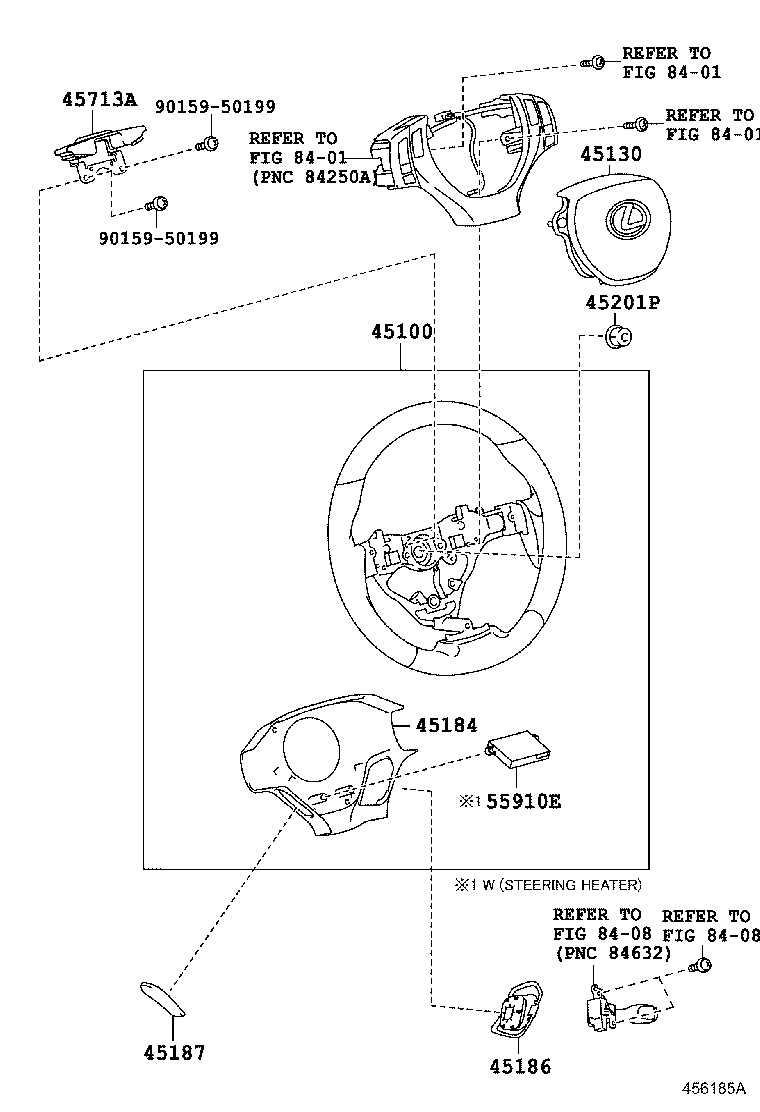 45713-30160 DAMPER, STEERING SHAKE product image