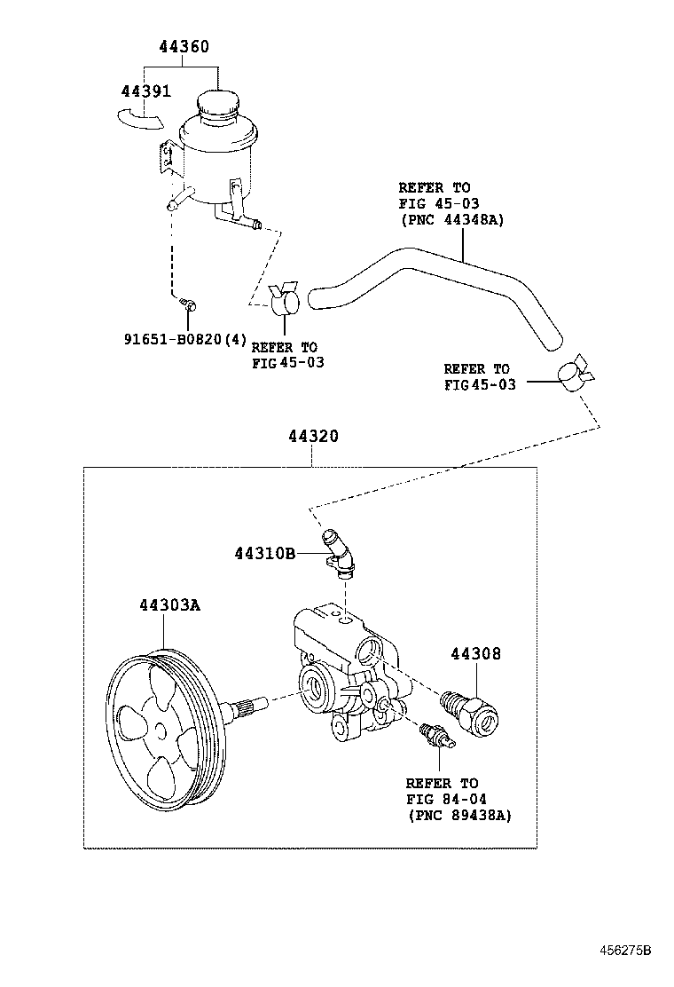 44360-36460 RESERVOIR ASSY, VANE PUMP OIL product image
