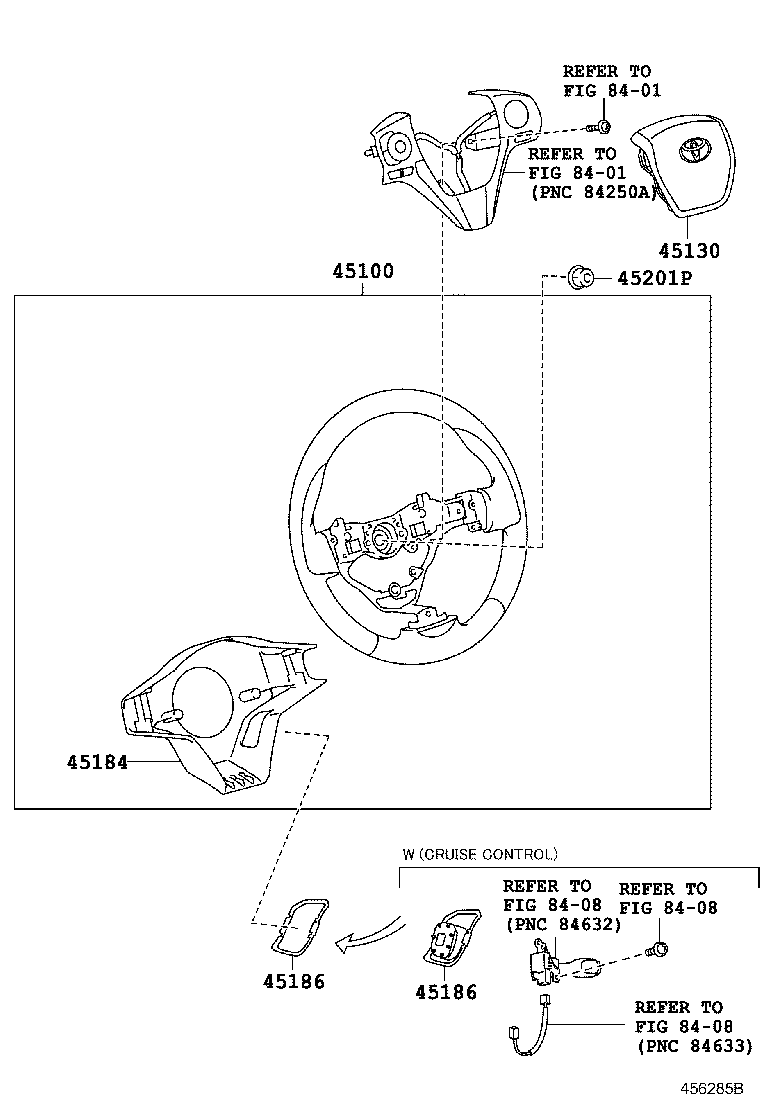 45130-42192-C0 BUTTON ASSY, HORN product image