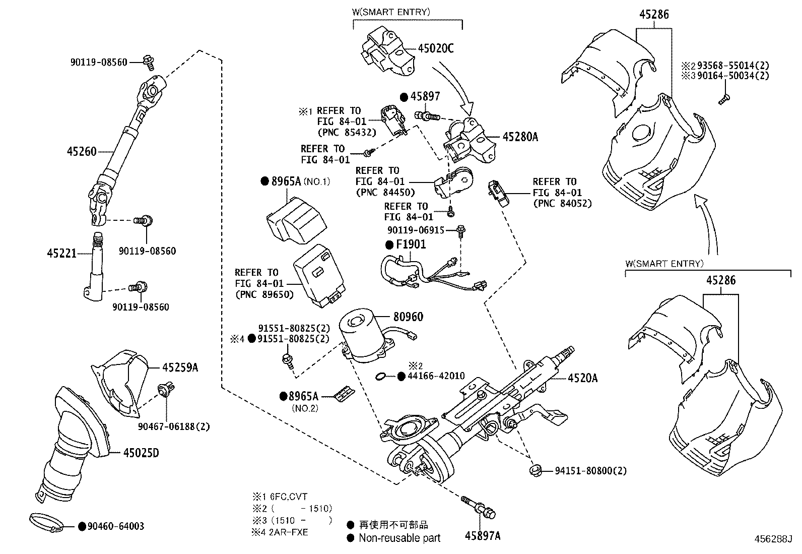 45280-42200 BRACKET ASSY, STEERING COLUMN, UPPER product image