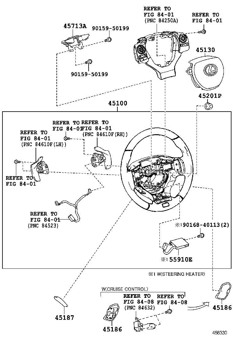 45713-53010 DAMPER, STEERING SHAKE product image