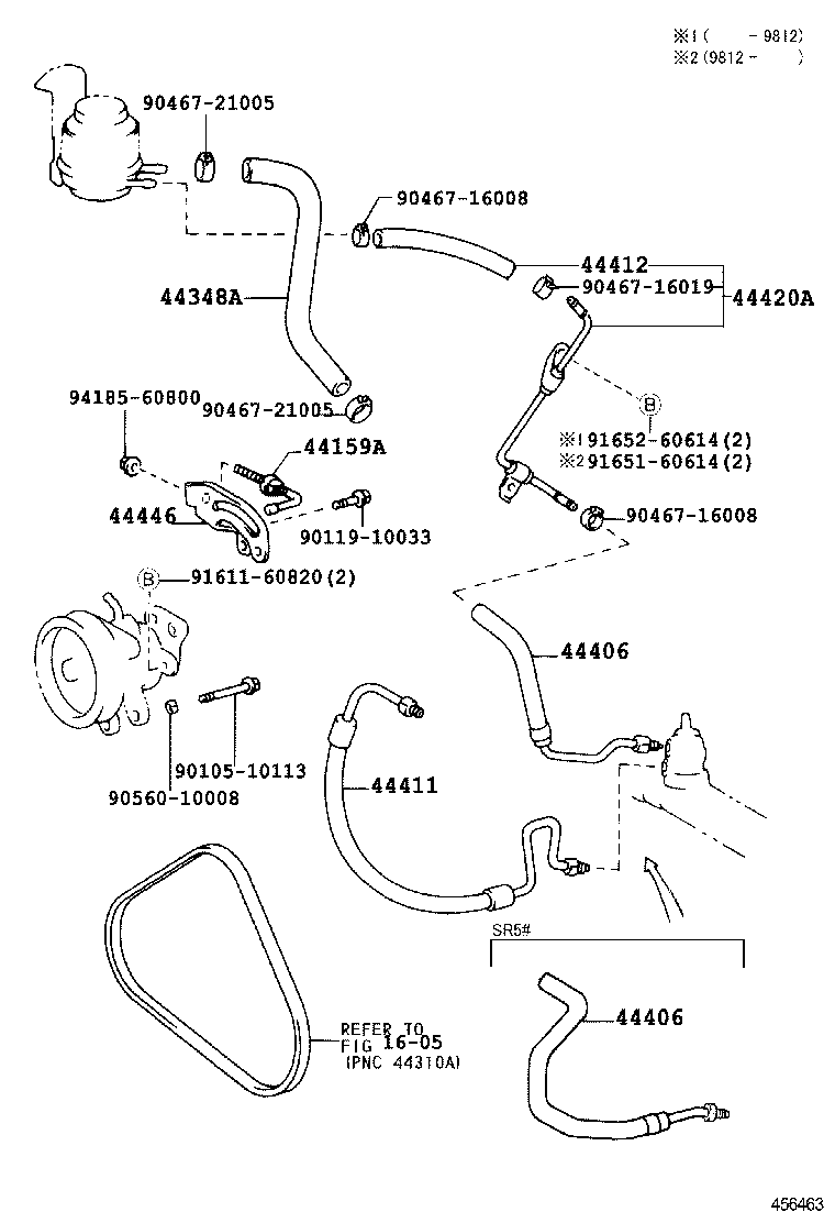44406-28370 TUBE SUB-ASSY, RETURN product image