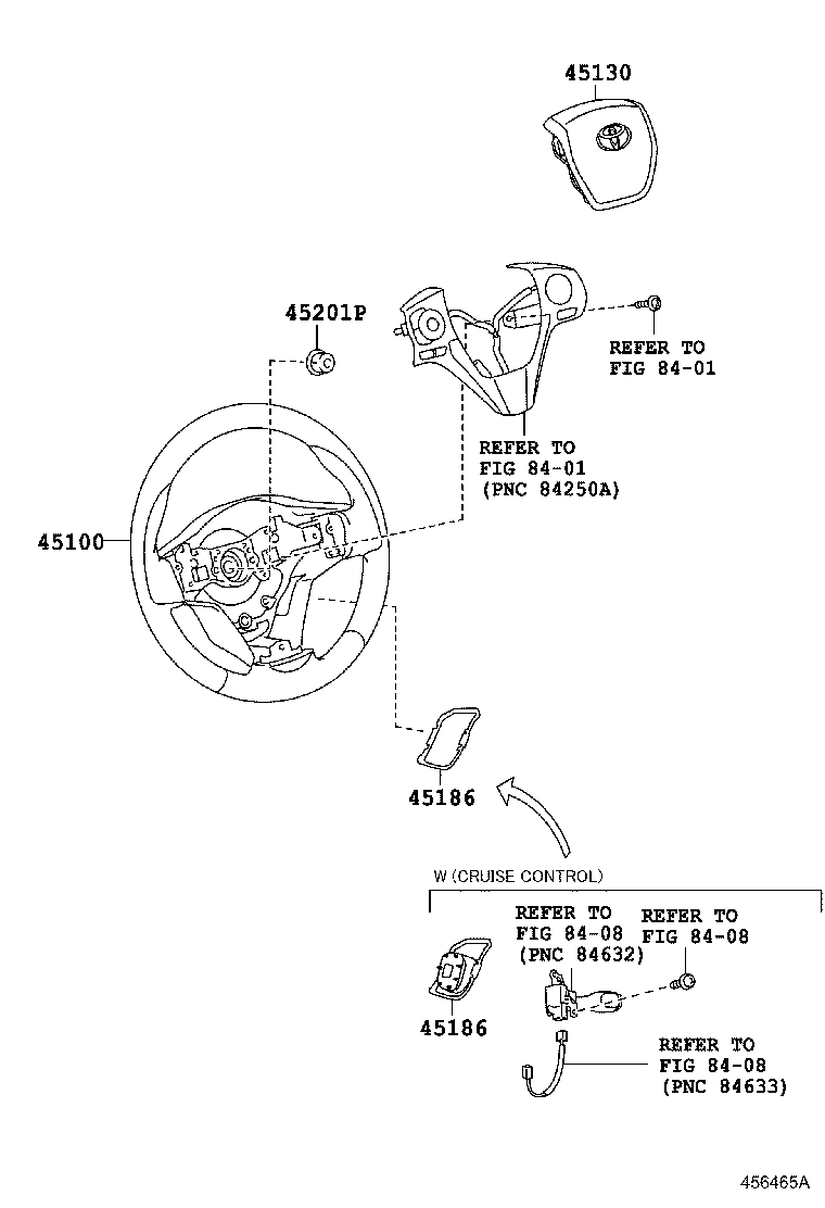 45130-0R051-C0 BUTTON ASSY, HORN product image