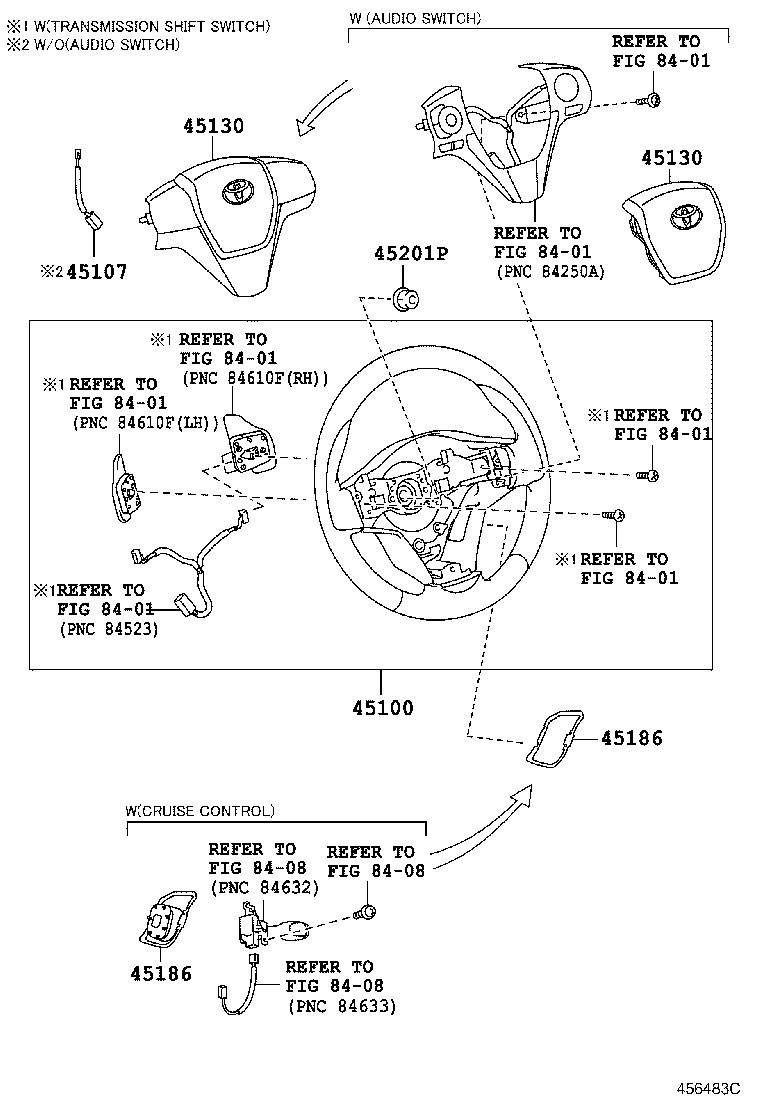 45130-02640-C0 BUTTON ASSY, HORN product image
