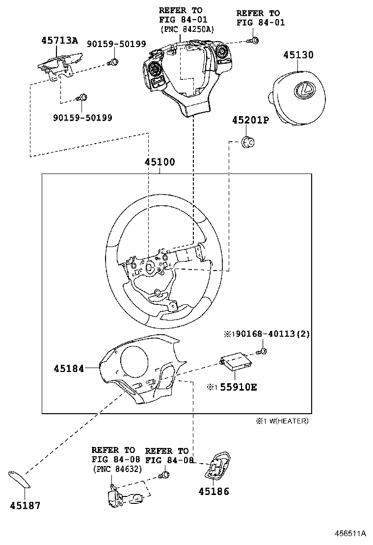 45130-76010-C0 BUTTON ASSY, HORN product image
