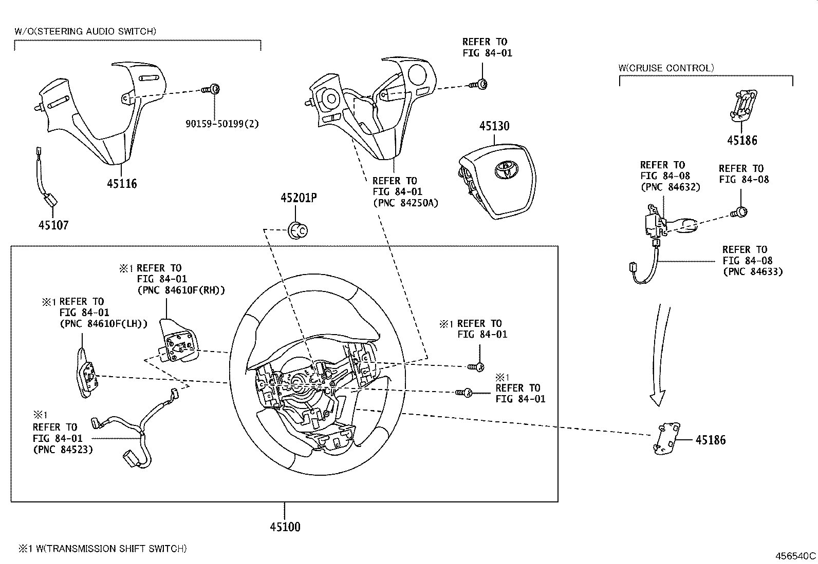 45116-02160 ORNAMENT, STEERING WHEEL, NO.1 product image