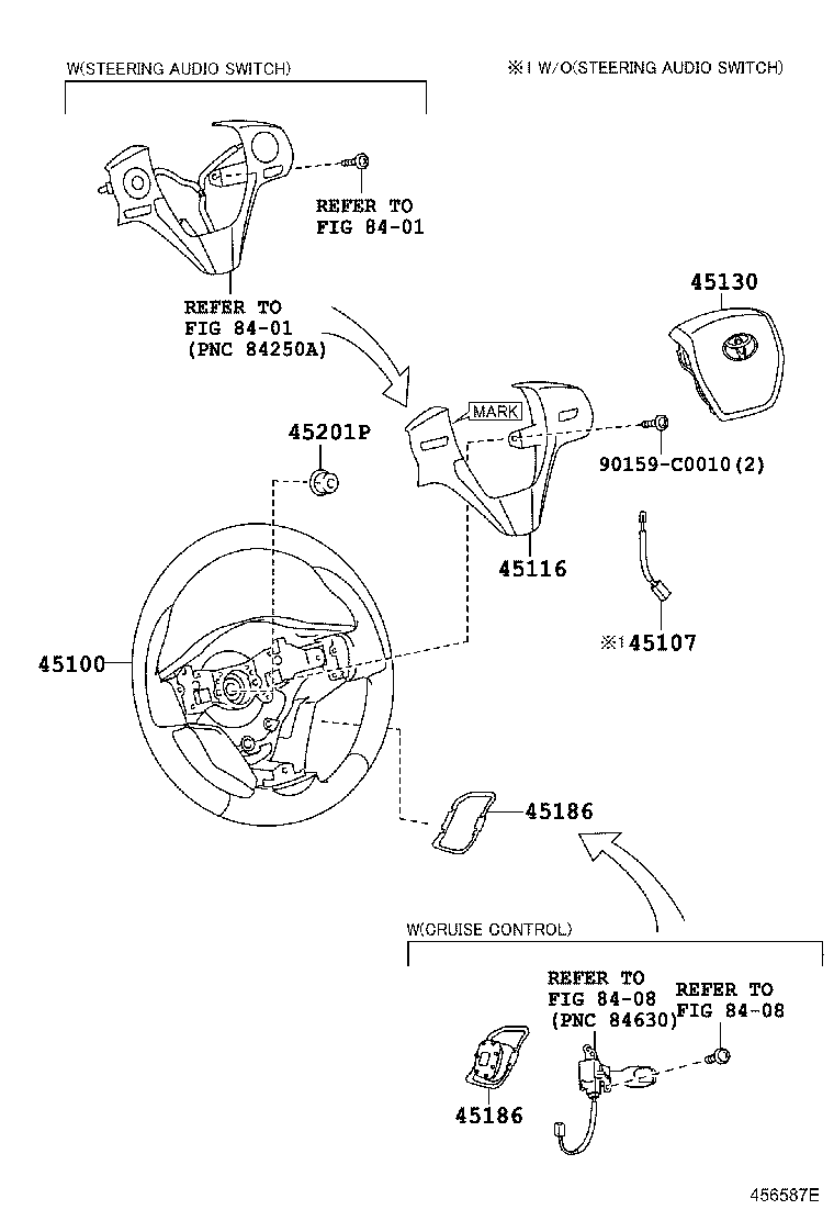 45107-02090 WIRE SUB-ASSY, HORN BUTTON product image