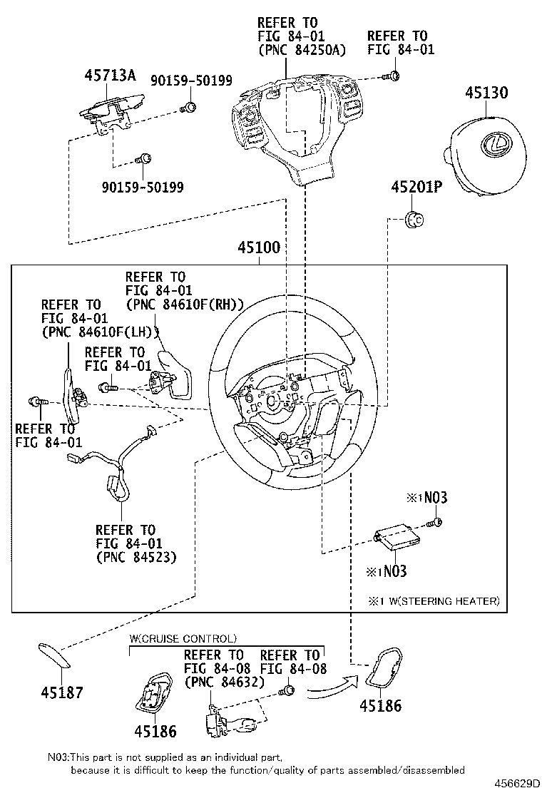45713-78010 DAMPER, STEERING SHAKE product image
